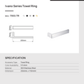 Load image into Gallery viewer, Enhance your bathroom with the IVANO Stainless Steel Hand Towel Rail in Brushed Brass Gold. This stylish and durable towel rail is a must-have accessory.-Hand Towel Rail-Ezymall AU
