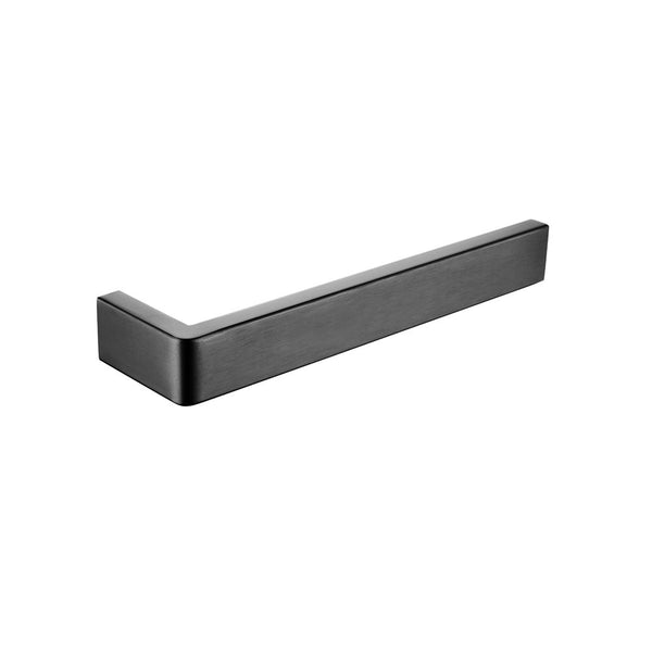 Enhance your bathroom with the IVANO Stainless Steel Hand Towel Rail in Gunmetal Dark Grey. This stylish and durable towel rail is a must-have accessory.-Hand Towel Rail-Ezymall AU