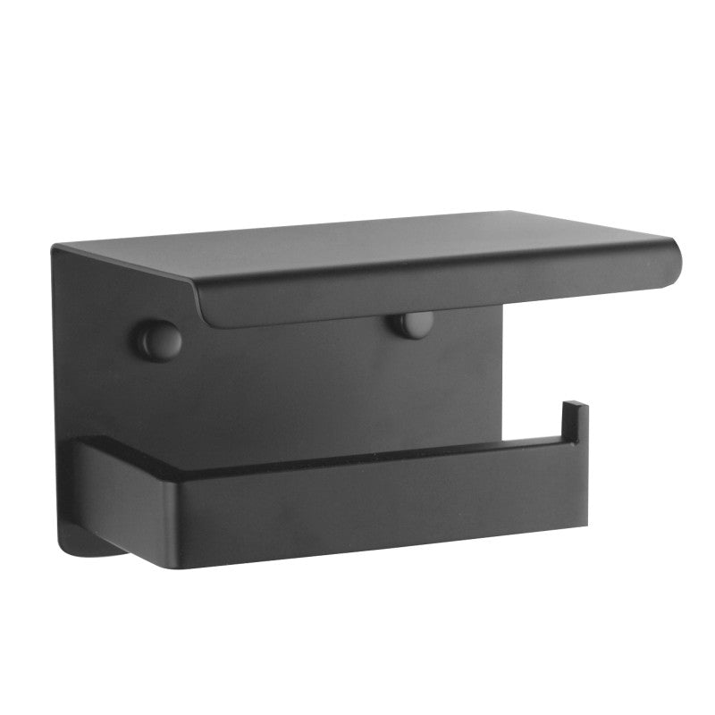 Keep your bathroom organized with the IVANO Stainless Steel Toilet Paper Holder in sleek black. Durable, stylish, and easy to install. Perfect for any modern bathroom. Buy now!-Toilet Paper Holder-Ezymall AU