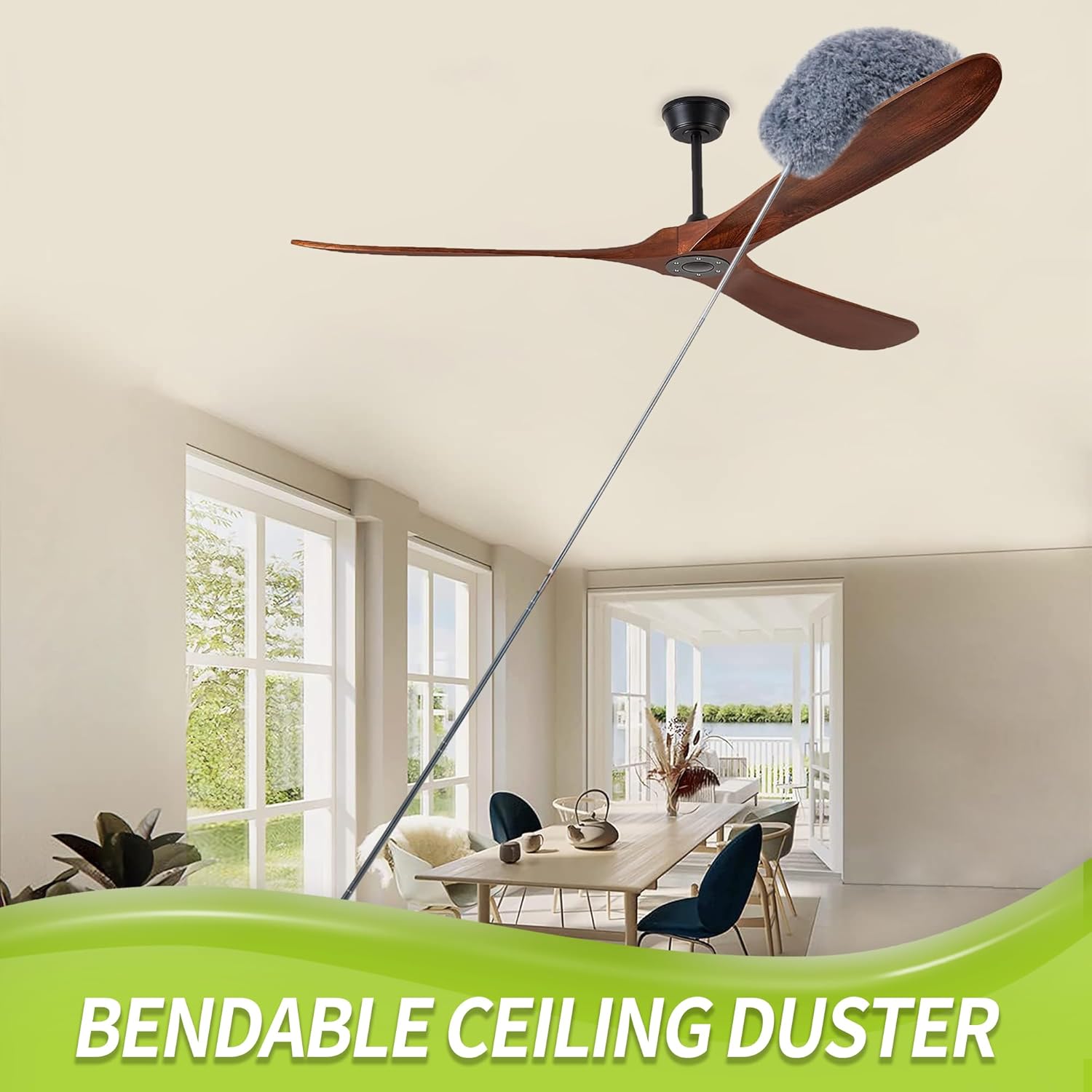 Keep your home clean with the IVYROLL Extendable Duster Kit. Includes microfiber and cobweb duster heads. Reach high places easily. Buy now!-Cleaning Products-Ezymall AU