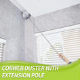 Load image into Gallery viewer, Keep your home clean with the IVYROLL Extendable Duster Kit. Includes microfiber and cobweb duster heads. Reach high places easily. Buy now!-Cleaning Products-Ezymall AU
