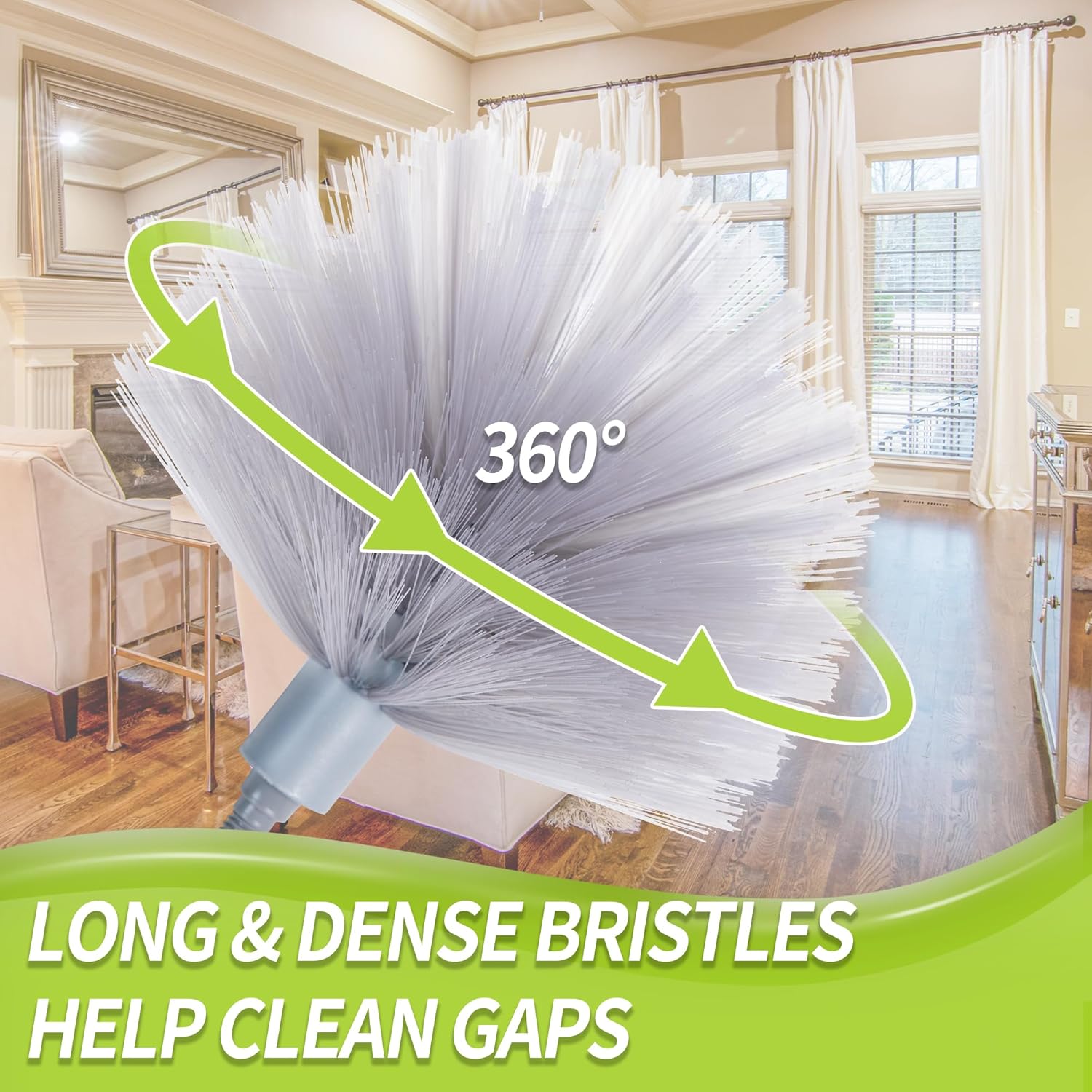 Keep your home clean with the IVYROLL Extendable Duster Kit. Includes microfiber and cobweb duster heads. Reach high places easily. Buy now!-Cleaning Products-Ezymall AU