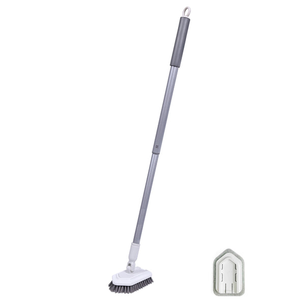 The Dolanx Extendable Tile and Tub Brush comes with an Extra Scourer Head for tough stains. Keep your bathroom sparkling. Shop now at Ezymall Australia!-Cleaning Products-Tub Brush + 1 Scourer Head-Ezymall AU