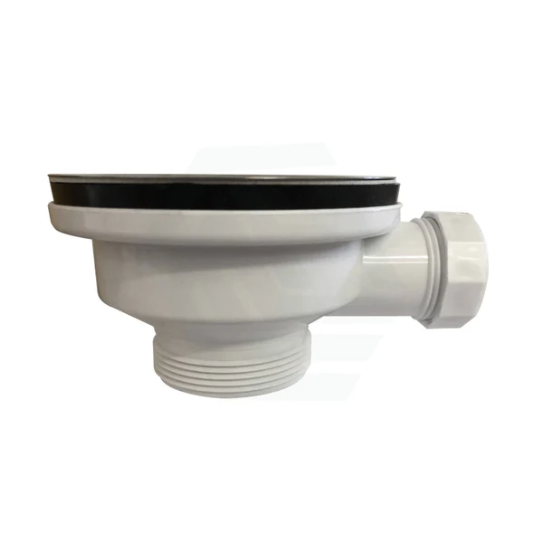 Ensure efficient drainage with this chrome silver kitchen sink waste. Measuring 80/114mm and designed without overflow, this sink part is a reliable addition to your kitchen sink. Shop now!-Sink Waste-Ezymall AU