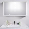 Load image into Gallery viewer, Upgrade your bathroom with this LED Mirror Shaving Cabinet. Featuring double doors, adjustable lighting, and defogging, this 1200x720mm cabinet combines functionality with modern design. Shop now at Ezymall Australia!-Shaving Cabinet-Ezymall AU
