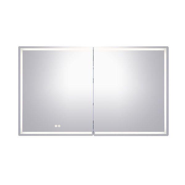 Upgrade your bathroom with this LED Mirror Shaving Cabinet. Featuring double doors, adjustable lighting, and defogging, this 1200x720mm cabinet combines functionality with modern design. Shop now at Ezymall Australia!-Shaving Cabinet-Ezymall AU