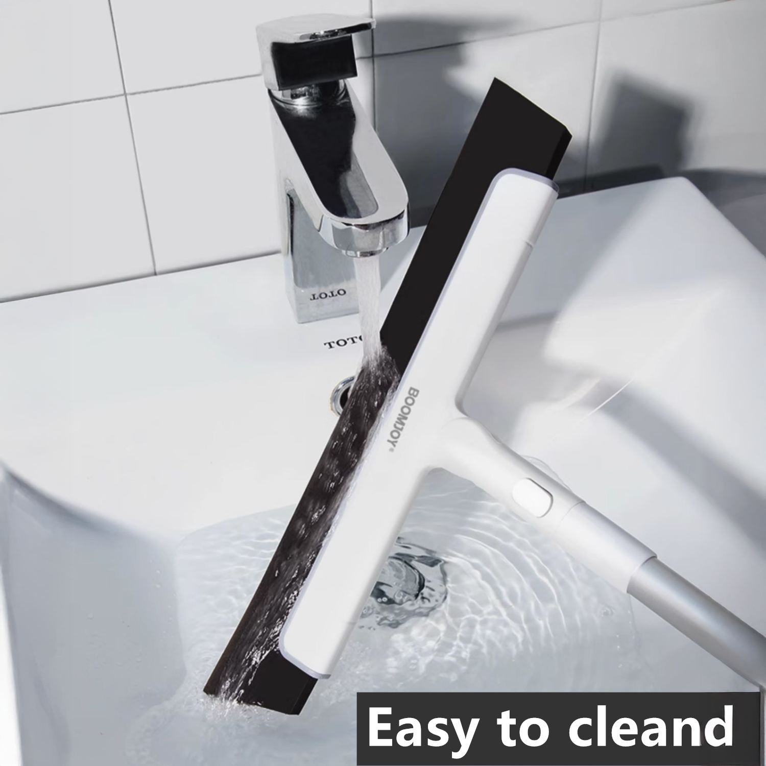 Get streak-free floors with our Lightweight EVA Floor Squeegee. Features a 180° swivel head for easy cleaning around furniture and tight spaces. Durable and efficient!-Cleaning Products-Ezymall AU