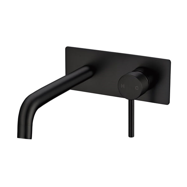 Upgrade your basin with this solid brass spout mixer in black from LUCID PIN. Durable, stylish, and easy to install. Perfect for any modern bathroom!-Spout Mixer-Ezymall AU