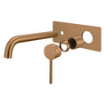 Load image into Gallery viewer, Upgrade your basin with this solid brass spout mixer in brushed copper from LUCID PIN. Durable, stylish, and easy to install. Shop now at Ezymall!-Spout Mixer-Ezymall AU
