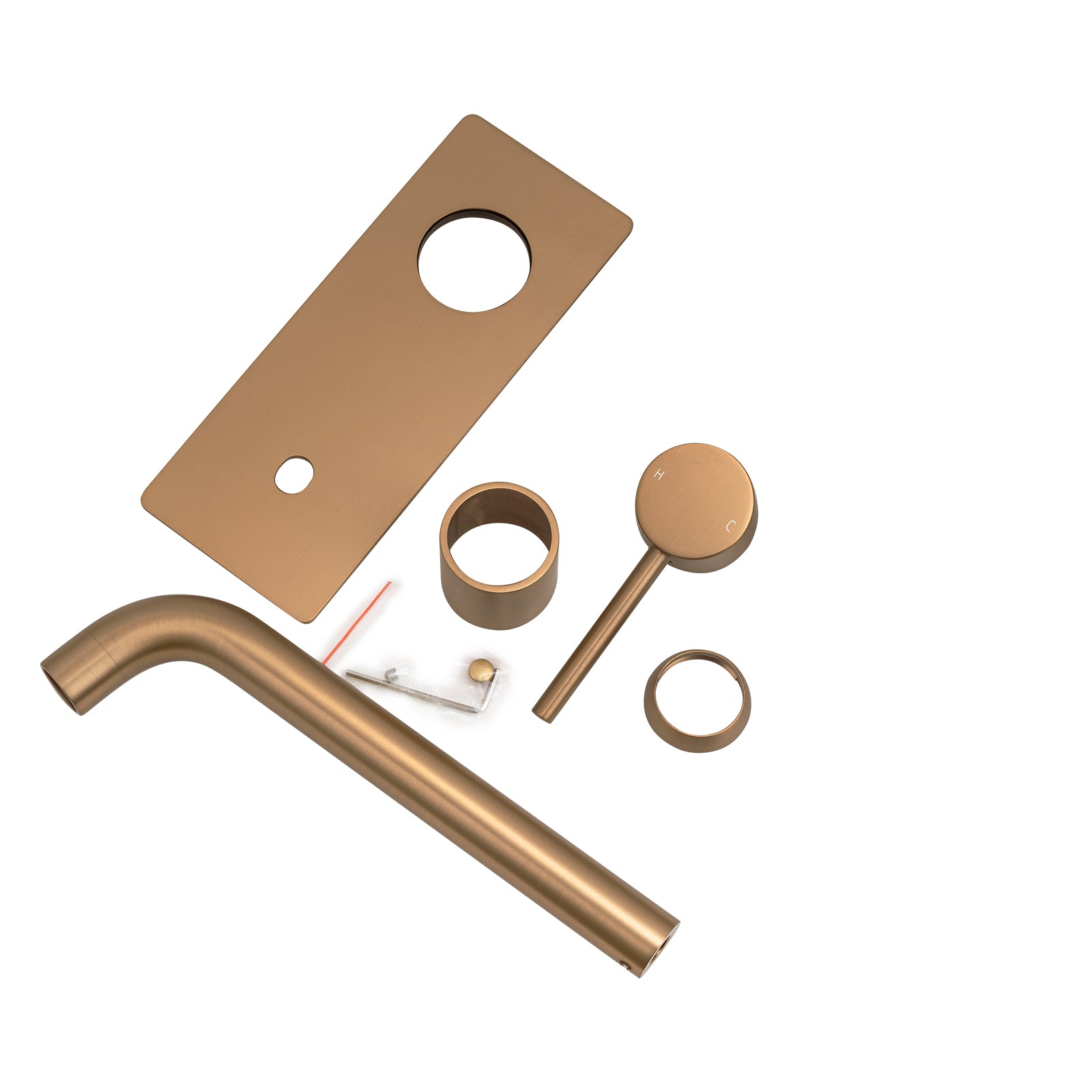 Upgrade your basin with this solid brass spout mixer in brushed copper from LUCID PIN. Durable, stylish, and easy to install. Shop now at Ezymall!-Spout Mixer-Ezymall AU
