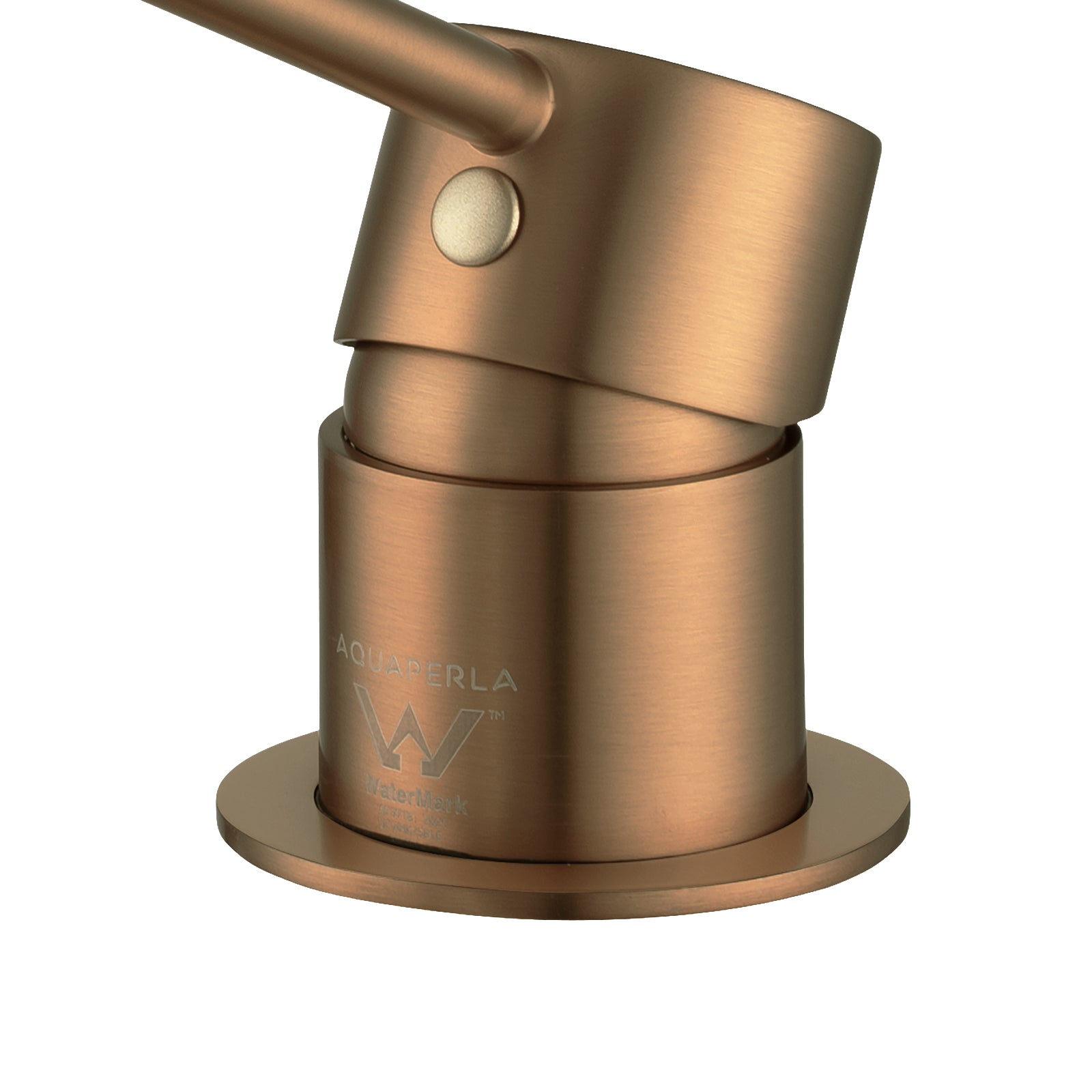 Solid brass wall spout mixer. Industrial style brushed copper tapware for bathroom and kitchen installations.-Spout Mixer-Ezymall AU