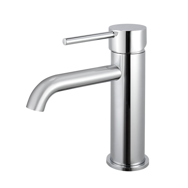 Upgrade your basin with this solid brass short basin mixer in chrome silver from LUCID PIN. Durable, stylish, and easy to install. Shop now at Ezymall!-Basin Mixer-Ezymall AU