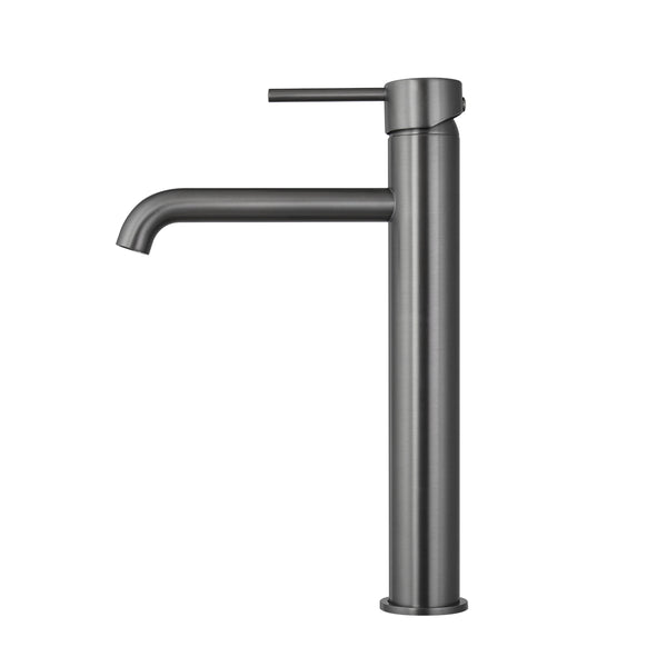 Upgrade your basin with the LUCID PIN Solid Brass Tall Basin Mixer in Gunmetal Grey. Stylish, durable, and easy to install. Order now at Ezymall!-Basin Mixer-Ezymall AU