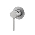Load image into Gallery viewer, Upgrade your bathroom with this solid brass wall mixer. Featuring a brushed nickel silver finish, this LUCID PIN mixer combines style and functionality for a premium experience.-Wall Mixer-Ezymall AU
