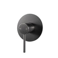 Load image into Gallery viewer, Upgrade your bathroom with this solid brass wall mixer. Featuring a gunmetal grey finish, this LUCID PIN mixer combines style and functionality for a premium experience.-Wall Mixer-Ezymall AU
