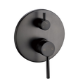 Load image into Gallery viewer, Upgrade your shower with this solid brass diverter mixer. Featuring a gunmetal grey finish, this LUCID PIN mixer combines style and functionality for a premium showering experience.-Diverter Mixer-Ezymall AU
