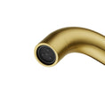 Load image into Gallery viewer, Upgrade your basin with the LUCID PIN spout in brushed brass gold. Made from solid brass, this spout combines durability with a touch of elegance. Perfect for any modern bathroom. Shop now!-Spout-Ezymall AU
