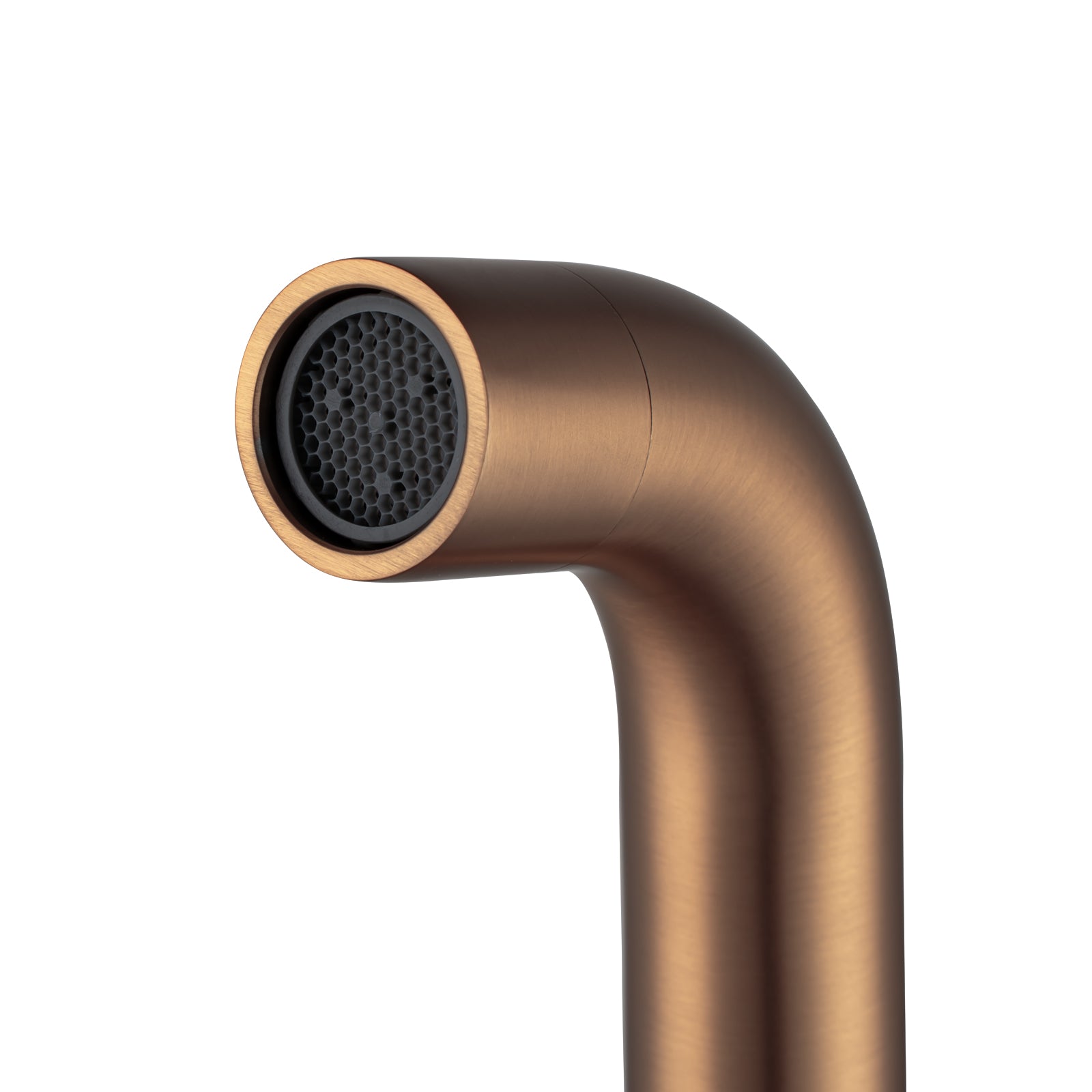 Brushed Copper bath spout suitable for bath or basin mixers, featuring 5 Star WELS rating, Watermark approval, and 15-year warranty.-Spout-Ezymall AU