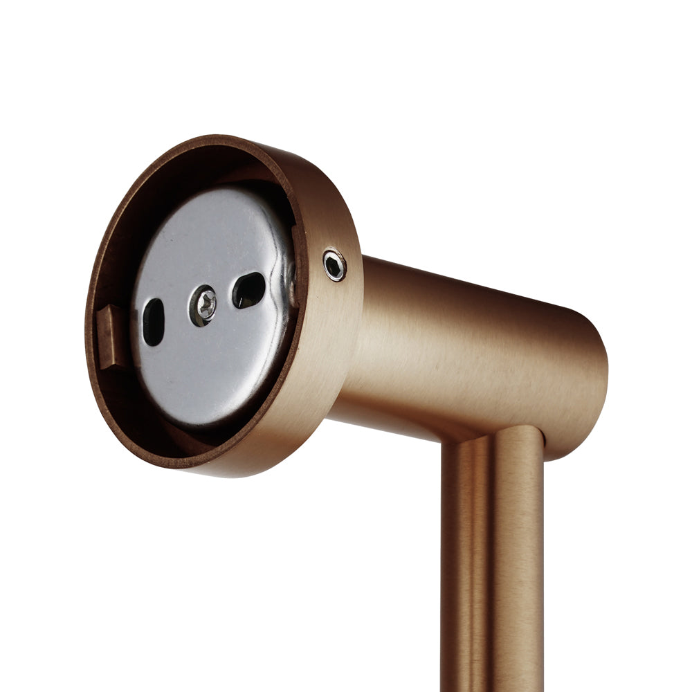 Stainless Steel 300mm Hand Towel Rail - Brushed Copper, LUCID PIN – alternate view 5