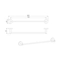 Load image into Gallery viewer, Enhance your bathroom with the LUCID PIN Stainless Steel 800mm Single Towel Rail in Brushed Copper. Stylish, durable. Order now at Ezymall!-Towel Rail-Ezymall AU

