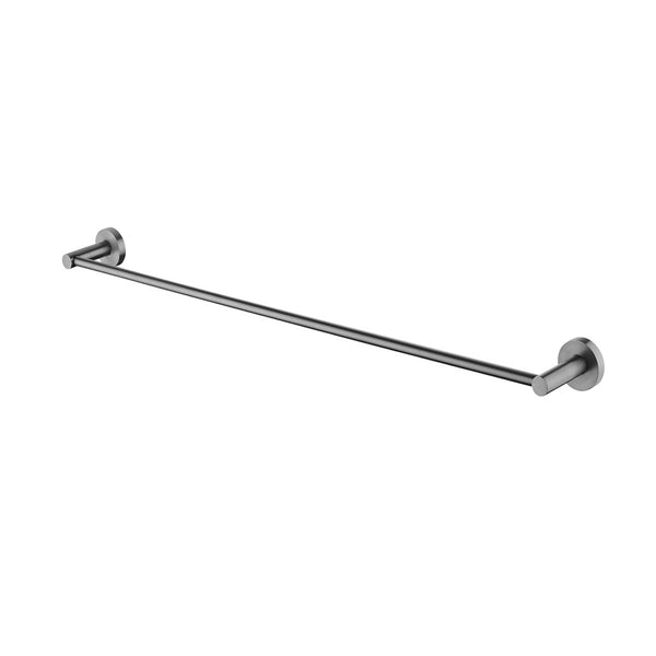 Enhance your bathroom with the LUCID PIN Stainless Steel 800mm Single Towel Rail in Gunmetal Grey. Stylish, durable, and easy to install. Order now at Ezymall!-Towel Rail-Ezymall AU