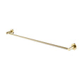 Load image into Gallery viewer, Enhance your bathroom with the LUCID PIN Stainless Steel 800mm Single Towel Rail in Light Brushed Brass Gold. Stylish, durable. Order now at Ezymall!-Towel Rail-Ezymall AU
