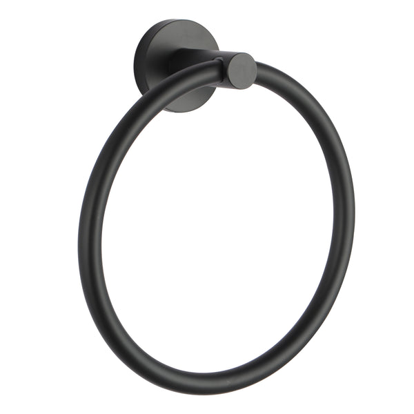 Keep your hand towels organized with this stainless steel ring in black from LUCID PIN. Durable, rust-resistant, and easy to mount. Shop now at Ezymall!-Hand Towel Rail-Ezymall AU