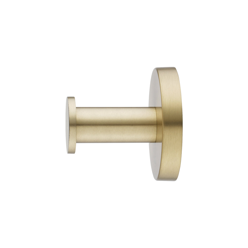 Add a touch of elegance to your bathroom with the LUCID PIN stainless steel robe hook in light brushed brass. This sleek and durable hook is perfect for robes and towels. Shop now!-Robe Hook-Ezymall AU