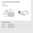 Load image into Gallery viewer, Complete your bathroom with the LUCID PIN chrome silver soup dish. Made from stainless steel, this dish offers both style and functionality. Purchase online at Ezymall!-Soup Dish-Ezymall AU
