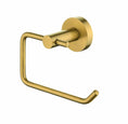 Load image into Gallery viewer, Keep your toilet paper within reach with the LUCID PIN Stainless Steel Toilet Paper Holder II in brushed brass gold. Its minimalist design adds a modern touch to any bathroom. Durable and stylish.-Toilet Paper Holder-Ezymall AU
