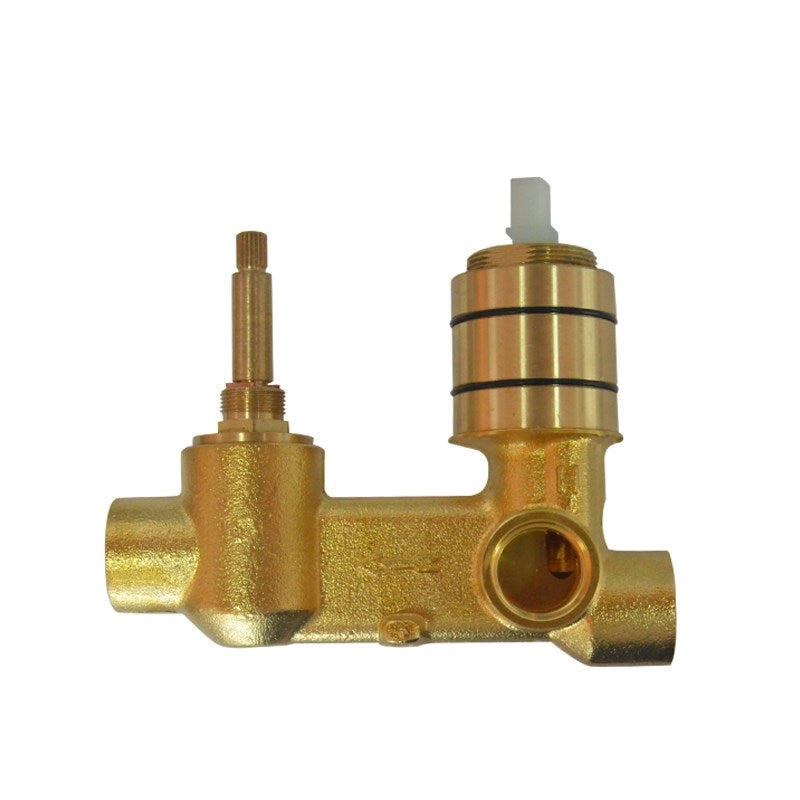 Premium LUCID PIN Chrome Silver wall diverter mixer. Solid brass construction, ceramic cartridge and Australian Standard compliant.-Diverter Mixer-Ezymall AU