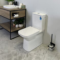 Load image into Gallery viewer, Upgrade your bathroom with the ARIA Back-to-Wall Toilet Suite. Hygienic rimless flush, compact design, WELS 4 Star efficiency and 20-year warranty.-Toilet Suite-Ezymall AU
