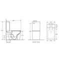 Load image into Gallery viewer, Modern back-to-wall toilet suite with rimless flushing, soft-close UF seat, WELS 4 Star efficiency and flexible S-trap or P-trap installation.-Toilet Suite-Ezymall AU
