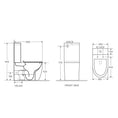 Load image into Gallery viewer, HANI Rimless Back-to-Wall Toilet Suite. Featuring hygienic rimless flushing, a soft-close seat, WELS 4 Star water efficiency and a 20-year warranty.-Toilet Suite-Ezymall AU
