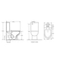 Load image into Gallery viewer, Upgrade your bathroom with the MOI Back-to-Wall Toilet Suite. Hygienic rimless flush, compact design, WELS 4 Star efficiency and 20-year warranty.-Toilet Suite-Ezymall AU
