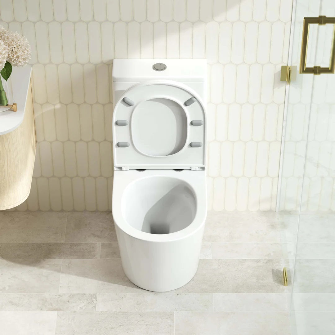 Upgrade your bathroom with the OXFORD Back-to-Wall Toilet Suite. Modern design, WELS 4 Star efficiency and backed by a 20-year warranty.-Toilet Suite-Ezymall AU