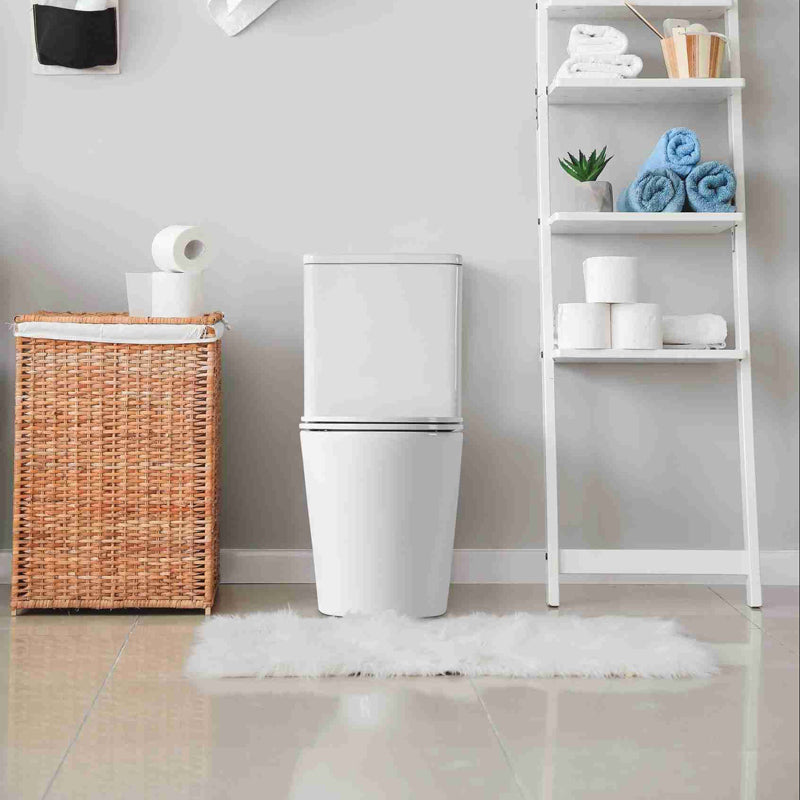 Upgrade your bathroom with the PANI Back-to-Wall Toilet Suite. Rimless Plus flush, soft-close seat, WELS 4 Star efficiency and 20-year warranty.-Toilet Suite-Ezymall AU