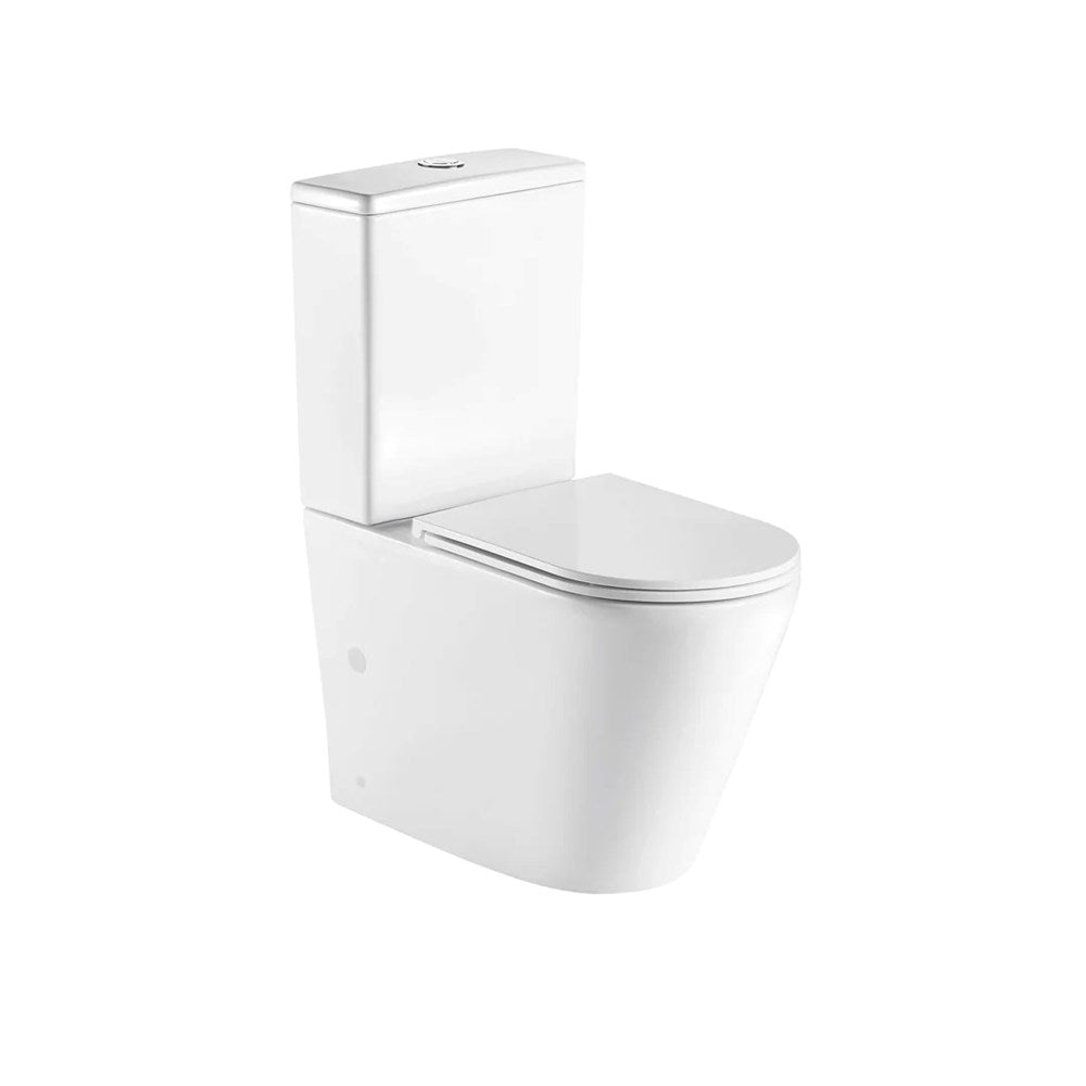 Upgrade your bathroom with the RIVO Back-to-Wall Toilet Suite. Quiet Flush technology, WELS 4 Star efficiency and a 20-year warranty.-Toilet Suite-Ezymall AU