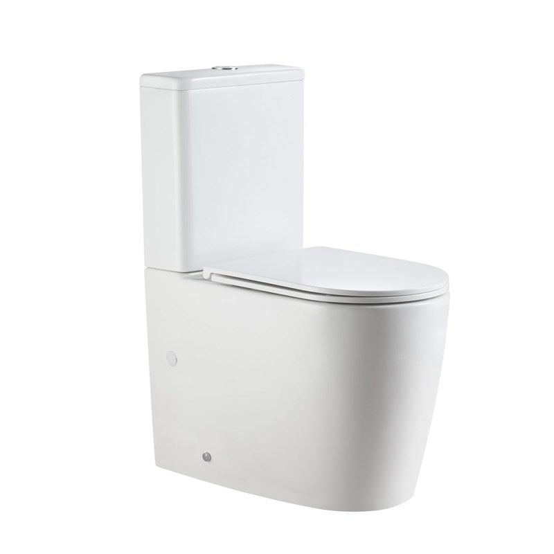 Upgrade your bathroom with the WALTON Toilet Suite. Quiet Flush technology, Rimless + Tornado performance, soft-close seat and 20-year warranty.-Toilet Suite-Ezymall AU