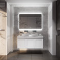 Load image into Gallery viewer, Upgrade your bathroom with the Miami 1500mm Wall Hung Vanity. Fluted design, spacious bench space and premium top options available.-Vanity-Single Bowl-Cabinet Only-Ezymall AU
