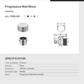 Load image into Gallery viewer, Upgrade your bathroom with our Progressive Mixer Handle in brushed copper. Sleek design and durable construction for long-lasting performance. Modern style.-Progressive Mixer Handle-Ezymall AU
