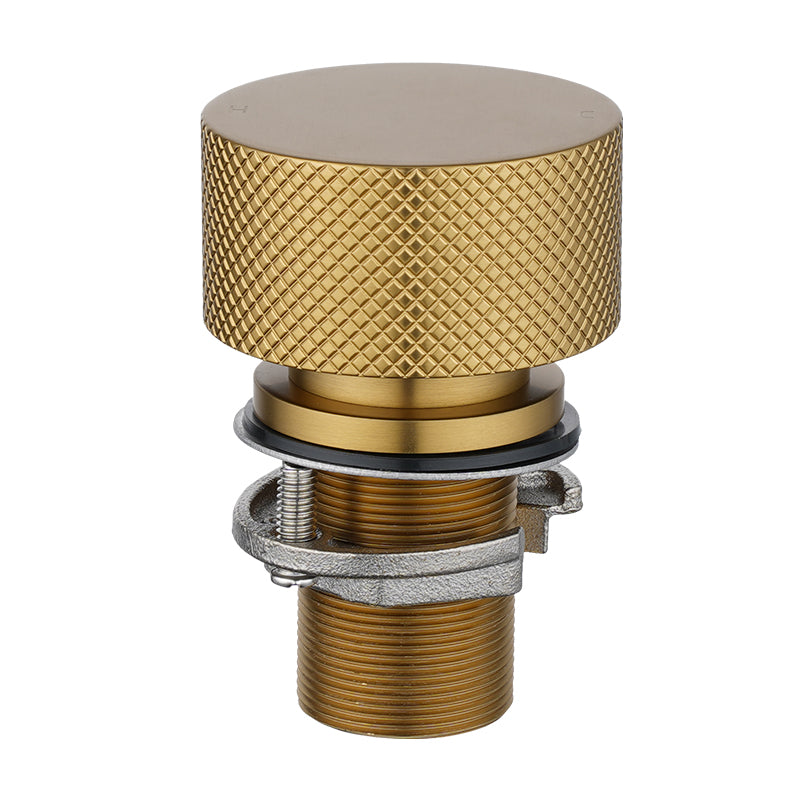MOON brushed brass swivel basin mixer made from solid brass with ceramic cartridge. WELS 5 Star rated, Watermark approved tap for modern bathrooms.-Basin Mixer-Ezymall AU