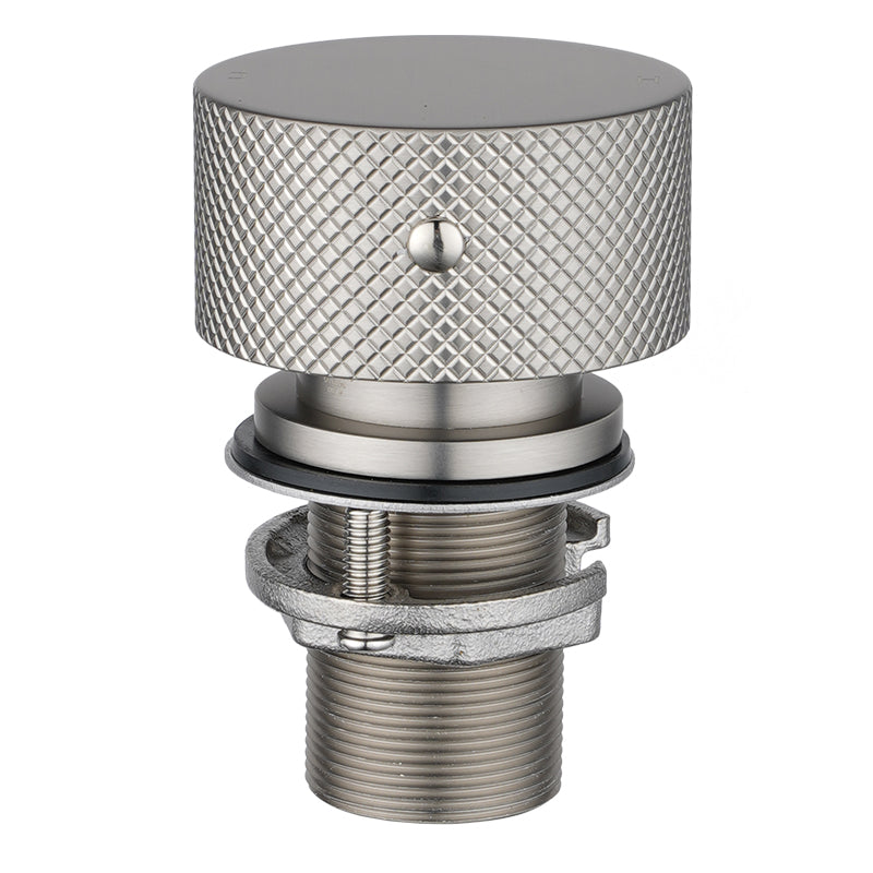 MOON brushed nickel swivel basin mixer made from solid brass with ceramic cartridge. WELS 5 Star rated, Watermark approved tap for modern bathrooms.-Basin Mixer-Ezymall AU