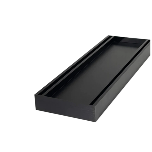 Get the Muses Ezy Flow tile insert grate (100*100*21mm) in brushed black. Maximum 5600mm, 80mm waste. Shop now for quality drainage solutions!-Floor Waste-Ezymall AU