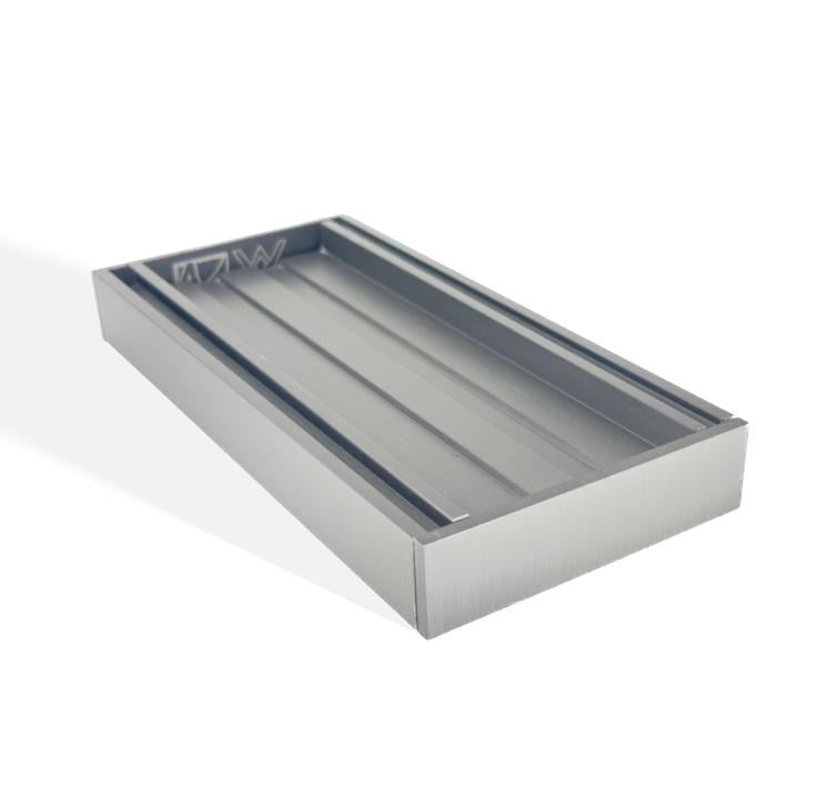 Enhance your drainage with the Muses Ezy Flow Tile Insert Grate in gunmetal grey. Measuring 100*100*26mm, it handles up to 5600mm with an 80mm waste outlet. Durable and stylish.-Floor Waste-Ezymall AU