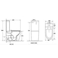 Load image into Gallery viewer, Upgrade your bathroom with the NORTON Back-to-Wall Toilet Suite. Featuring a modern gloss white finish, quiet flush technology and a 20-year warranty.-Toilet Suite-Ezymall AU
