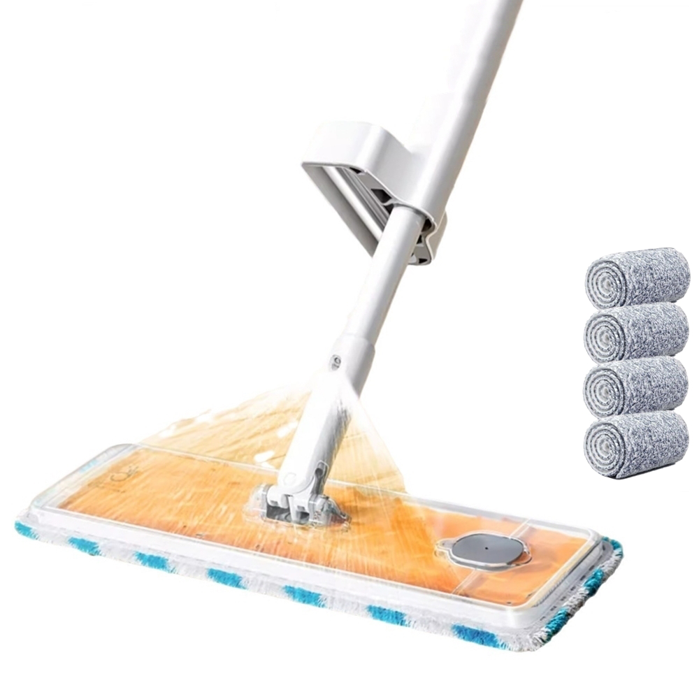 The BOOMJOY 2-in-1 Spray Mop features a 360° Swivel Head for easy cleaning. Enjoy quick and efficient floor cleaning. Buy now at Ezymall Australia!-Cleaning Products-MOP + 3 Microfiber Pads-Ezymall AU