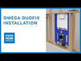 Load and play video in Gallery viewer, Geberit Duofix Kappa Concealed In-Wall Cistern with Frame 4.5/3L
