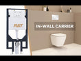 Load and play video in Gallery viewer, R&T Otto 8 Plus Front Flush Concealed In-Wall Cistern 4.5L/3L
