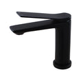 Load image into Gallery viewer, Upgrade your bathroom with the RUSHY Solid Brass Short Basin Mixer in Black. Durable, stylish, and perfect for any modern space. Shop now!-Basin Mixer-Ezymall AU
